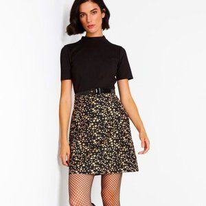 ModCloth A Leading Delight Mock Neck Dress NWT